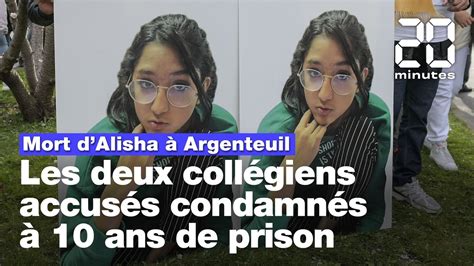 Meurtre dAlisha à Argenteuil : deux adolescents